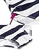 Arshiner Girls' One Piece Swimsuit Bathing Suits,Navy Blue,Size 130