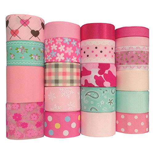 Duoqu Easter Day, Spring, Pink Ribbon 20 Yards (20x1yd) 3/8