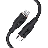 Anker USB-C to Lightning Cable, 641 Cable (Midnight Black, 3ft), MFi Certified, Powerline III Flow Silicone Fast Charging Cab