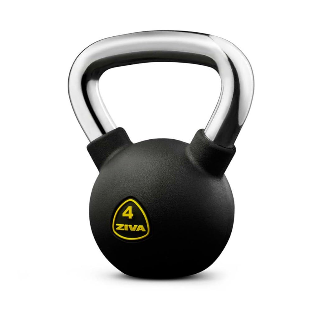 ZIVA Performance Rubber Kettlebell 4 kg