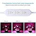 Grow Lights, TGGOUS Grow Lamp Bulbs 15W Three Head with Separate Switch and Adjustable Gooseneck 360 Degree for Indoor Plants Flowers Vegetables Seed Starting Succulents Greenhouse (Silver)