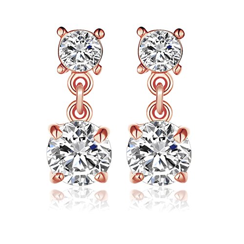 Fashion Bling Jewelry Crystal Dangle Earring Elegant Women Stud Earrings for Gift-Alan M.Arevalo
