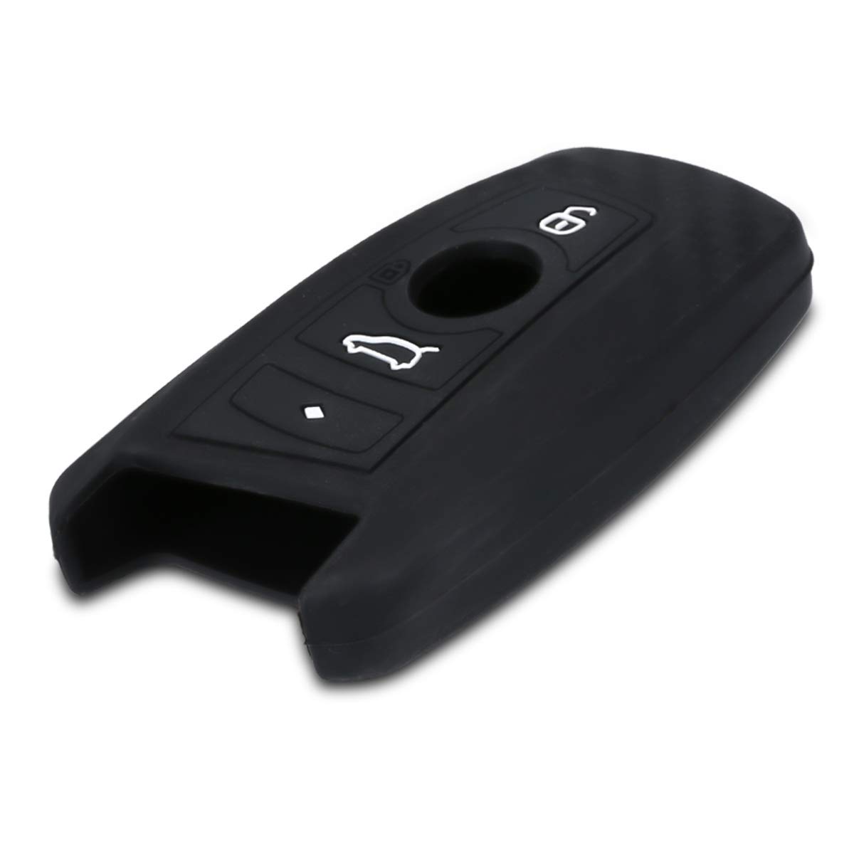 Cover Per Chiave BMW Keyless-go - Silicone Nero E Blu, Compatibile Serie 1,2,3,4,5,X1,X3,X5 - Foto 4