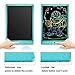 Drawing Tablet 10 Inches LCD Writing Tablet Colorful Screen, Doodle Board Electronic Doodle Pads Writing Board for Kids and Adults（Blue）