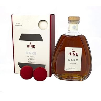 Hine Rare VSOP Cognac with 2 x Ice Molds