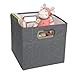 JJ Cole Heather Storage Box,11-Inch, Slate