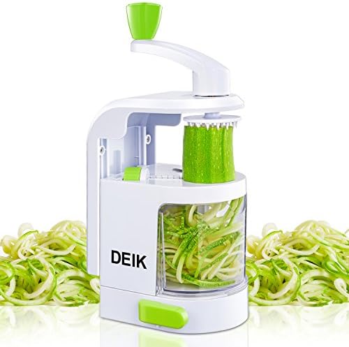 Spiralizer Spiralizer Vegetable Slicer Vertical Spiralizer With Adjustable Cuts Of 4 Vegetable Pasta Maker And Mandoline Spira Slicer