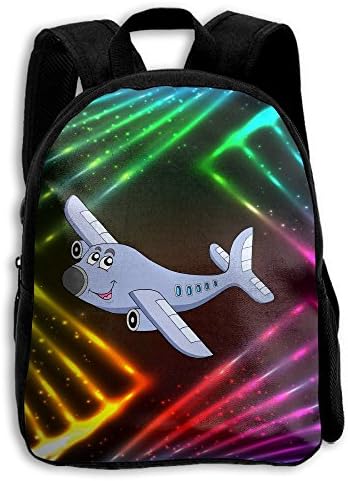 Boys Girls Cartoon Airplane Popular Printing Toddler Pre School Backpack Bags Lightweight