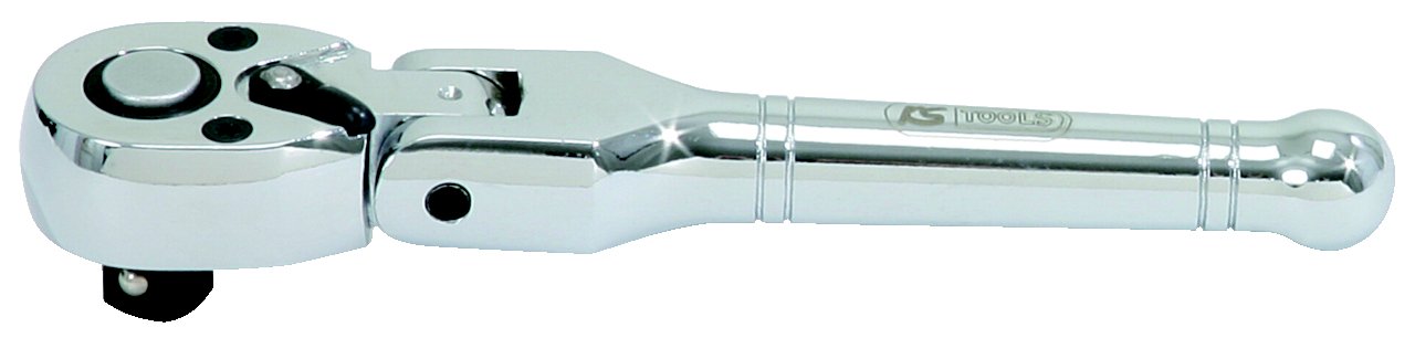 KS Tools 918.3997 3/8-inch 100mm Chrome+ Flex Head Ratchet
