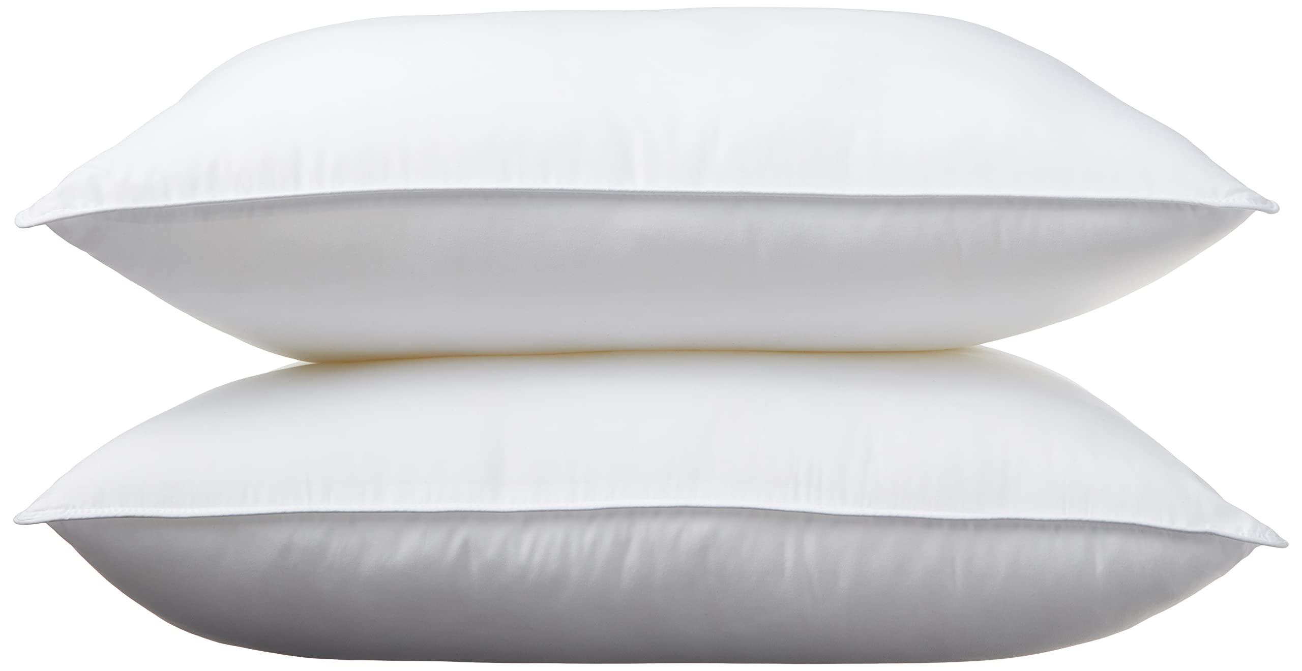 Amazon Basics Down Alternative Bed Pillow, Medium Density for Back and