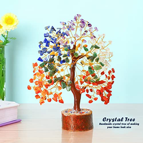 Chakra Tree Crystal Tree Gem Tree Feng Shui Decor Crystal