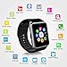 VALLEN Water Resistant Smart Watch Anti Lost and Handfree for Android 4.2 or above and Iphone 5s/6/6s/7/7s [2017 New Version] (Black)