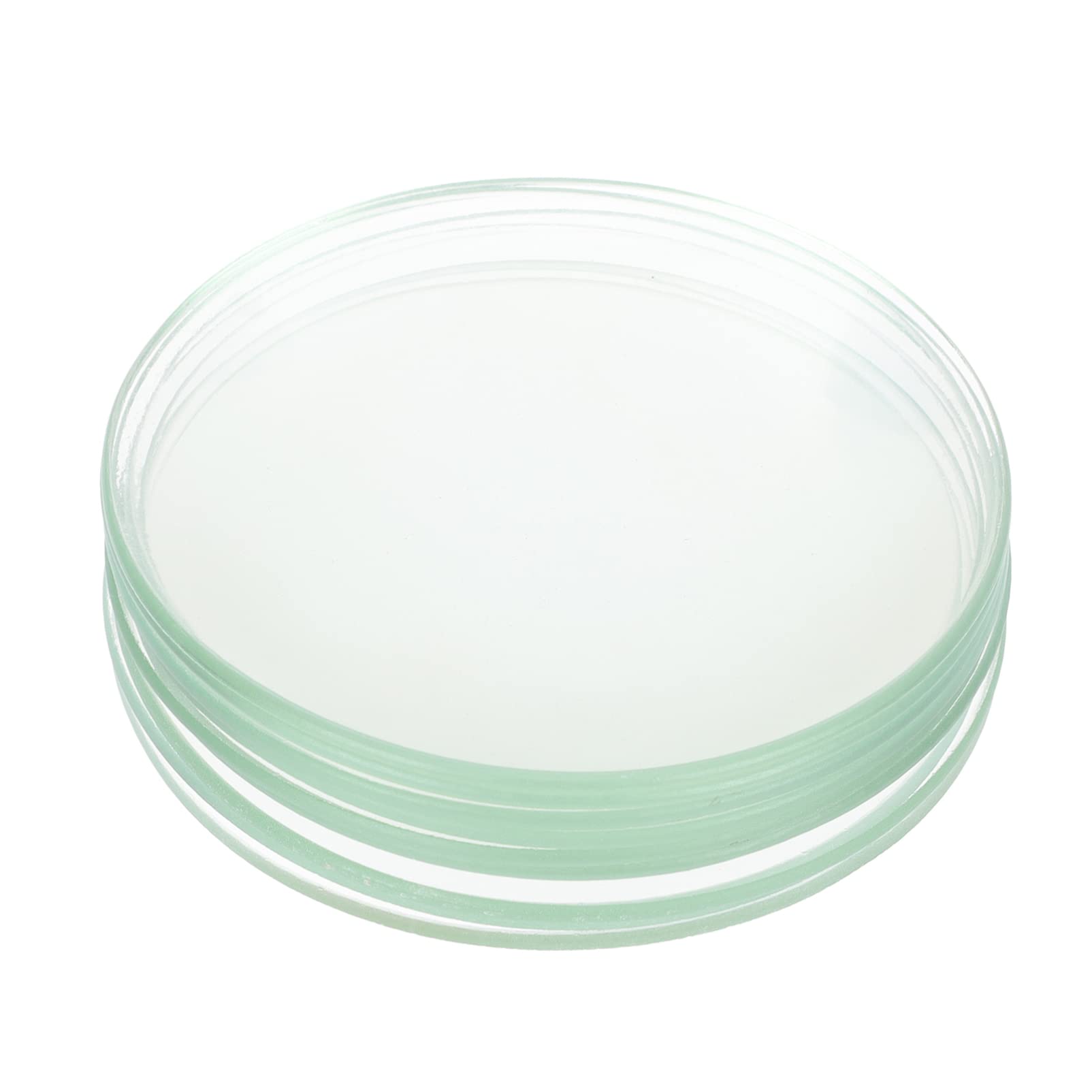 iplusmile Glass Petri Dish Culture Dish 10pcs 90mm Laboratory Cell Tissue Culture Dish Science and Chemical Experiment