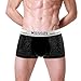 MASS21 Men’s Comfy Breathable Mesh Underwear Sexy Boxer Briefs Pack of 3