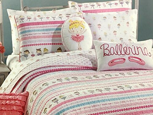 Nicole Miller Kids Dancing Ballerina 3-Piece Full/Queen All Season Quilt Set