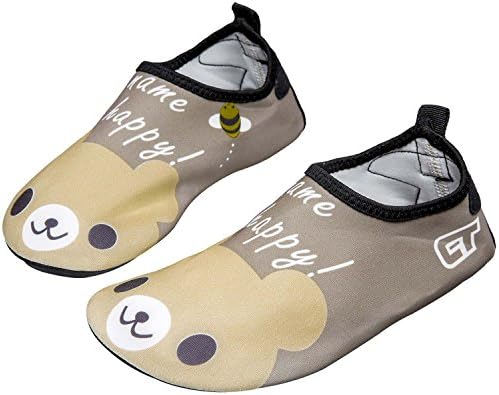 norocos Boys Lightweight Water Shoes Soft Barefoot Shoes Quick-Dry Aqua Socks Girls Beach Swimming Surf Pool Exercise