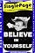 Livro BELIEVE IN YOURSELF: TALKING ONE THING AND DOING ANOTHER