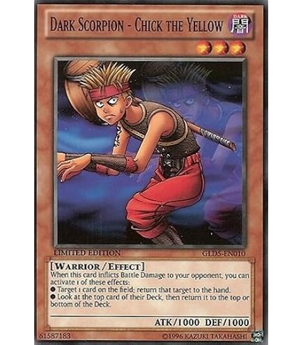 Amazon.com: Yu-Gi-Oh! - Dark Scorpion - Cliff The Trap Remover (GLD5-EN007)  - Gold Series: Haunted Mine - Limited Edition