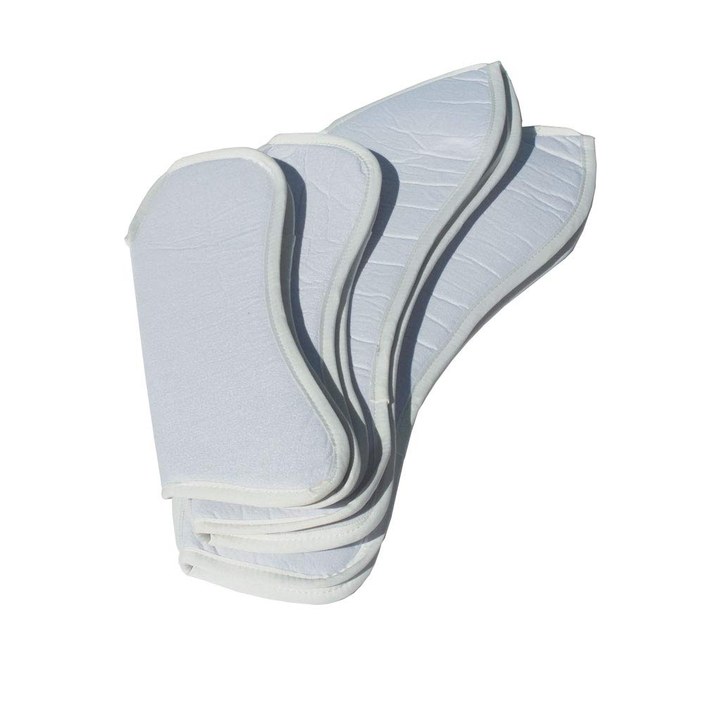 Rhinegold Shaped Leg Pads - Pony, White