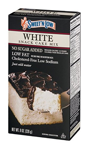Get Sweetn Low No Sugar Added White Snack Cake Mix Pack Of One 8oz Box
