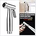 Bidet Sprayer Toilet Sprayer/Handheld Stainless Steel Sprayer with Chrome Finish Brass T-Valve Adapter for Personal Hygiene & Cleaning