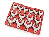 TEKTON 2585 1/2-Inch Drive Jumbo Crowfoot Wrench Set, Inch, 1-1/16-Inch - 2-Inch, 14-Piece