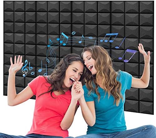Acoustic foam panels for sound studios and home use.
