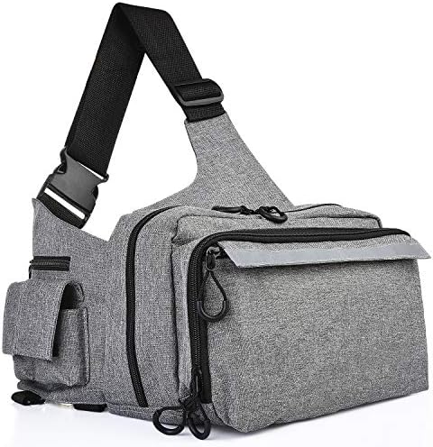 Multifunctional Fishing Bag – Fishing Hip Bag Shoulder Bag Lightweight Waist Bag Large Capacity – Fishing Tackle Bag Tool Bag for Bicycle Outdoor Climbing Travel