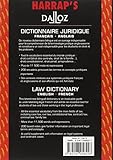 Image de Dictionnaire juridique français-anglais / anglais-français : Law Dictionary French-English/English-French (Harrap's - Dalloz) (French and English Ed