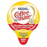 NESTLE COFFEE-MATE Coffee Creamer, Toll House Chocolate Chip Cookie,180 Count , 0.375oz liquid creamer singles