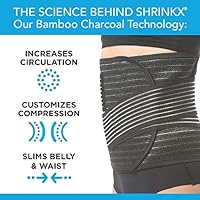 upspring shrinkx bamboo charcoal belly wrap