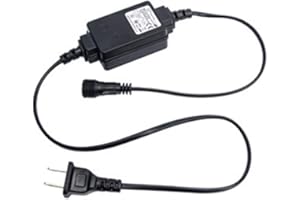 DIRDUAID LED Transformer 24v 0.45a LED Controller Class 2 Power Supply, IP44 Waterproof Low Voltage Transformer US Plug for Christmas Light, String Light Indoor Outdoor Use (24V10.8W)