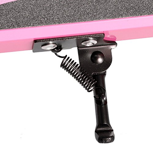 Foldable Kick Scooter for Kids Smooth & Safety - 2 LED Light Up Wheels - Minimizes Noise + Vibration - Height Adjustable Perfect Gift for Child (Pink)
