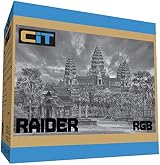 CiT Raider PC Gaming Case ATX Mid-Tower White 6 Halo Spectrum RGB Fans Tempered view 16