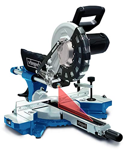 Scheppach HM254 Kappzugsäge mit Softstart & Laser - 2000W Leistung |Ø 255mm Sägeblatt | Schnittbreite/höhe: 340mm x 90mm… – Bild 3