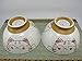 Mino Ware Japanese Rice Bowl Set Ceramic Cute Smiling Cats Design Set of 2 Bowls Pink