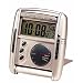 Seiko Silver Get Up & Glow Travel Alarm Clock