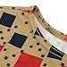 Doris Women's African Print 3/4 Sleeve Tops and Long Pants Set