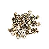 ZFE Mixed Pack Threaded Rivet Nut Inserts M4.M5. M6. M8.each 25pcs Total Pack of 100Pcs