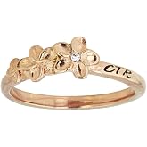 LDS Plumeria CTR Ring