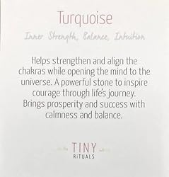 Tiny Rituals REAL GENUINE TURQUOISE ENERGY BRACELET