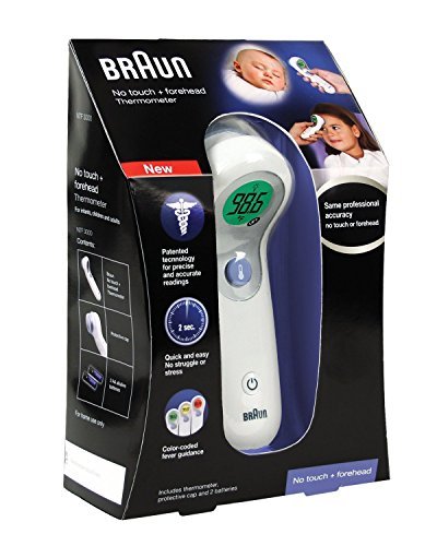Braun NTF3000US Braun No Touch plus Forehead Thermometer Twin Pack by Braun
