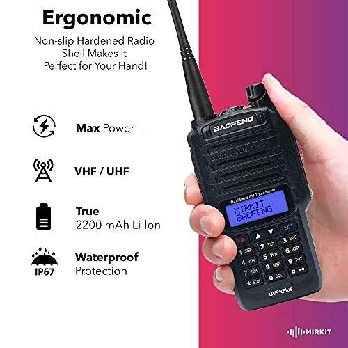 Mirkit Waterproof Baofeng Radio UV9R Plus MK1 (UV82 3rd Generation