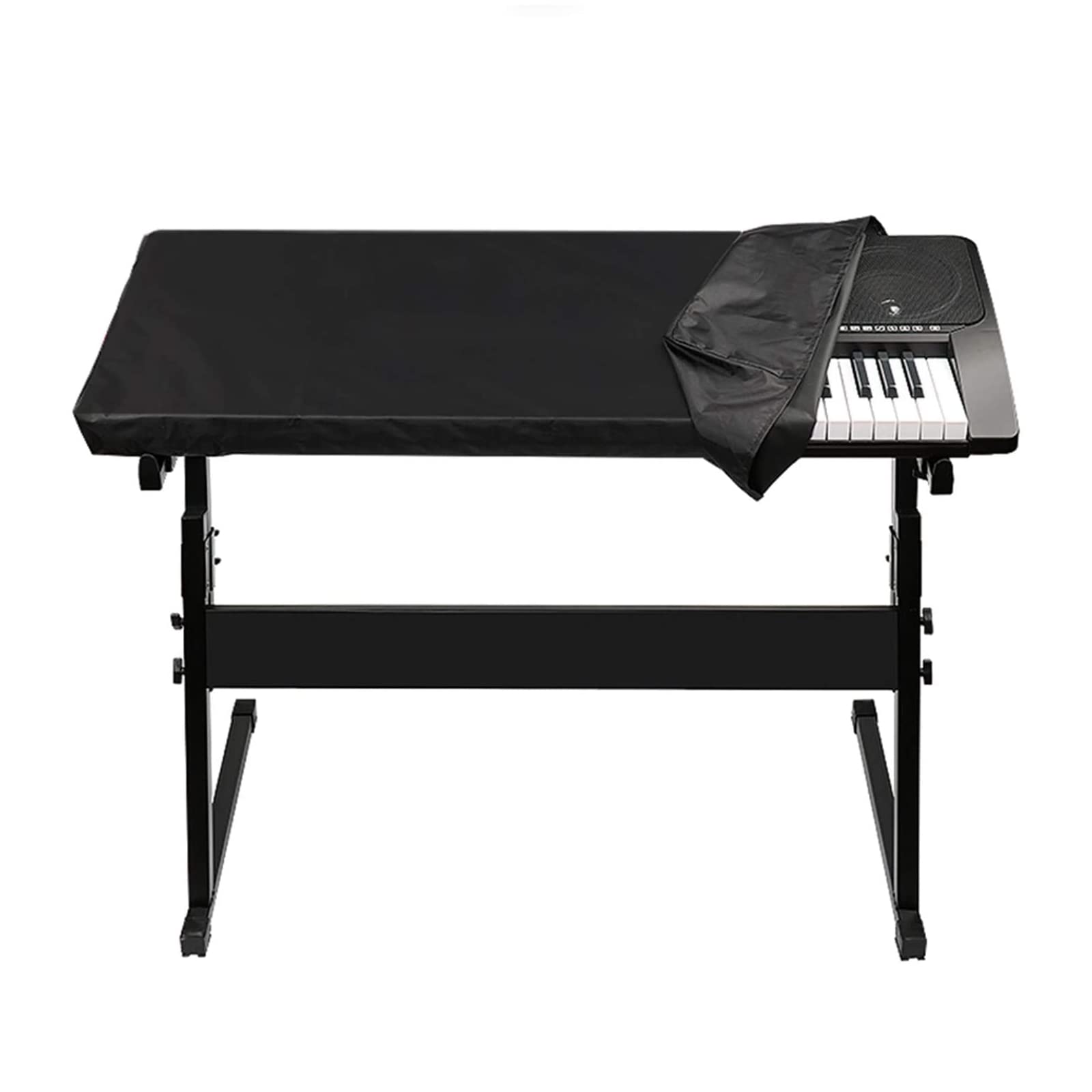 61 Key Electronic Piano Dust Cover,Stretchable Dust Cover With Adjustable Elastic Cord Protective For Piano Keyboard (61 Key)