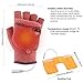 Unisex Women's & Men's USB Heated Gloves Mitten Winter Hands Warm Laptop Gloves,Yinuoday Full & Half Heated Fingerless Heating Knitting Hands Warmer Washable Design (Women Rose)