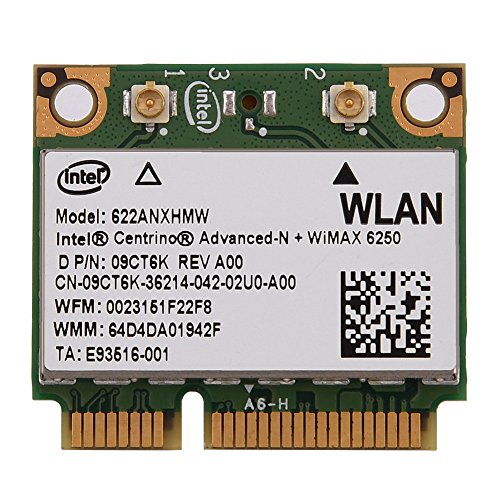 Mini WIFI Card, 2.4G + 5G Dual-Band Mini PCI-E WIFI Wireless Card for 6250 WiMax for DELL/Asus/ HM5/ GM45/ PM45/ HM57.
