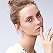J.Rosée Women Classic 925 Sterling Silver High Polished Cubic Zirconia Small Hinged Hoop Earrings Christmas Jewelry Gifts (Accent Knot)