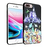 Disney Castle iPhone 8 Plus Case, iPhone 7 Plus Case, IMAGITOUCH Anti-Scratch Shock Proof Slim Fit Flexible TPU Case Bumper Cover for iPhone 8 Plus / 7 Plus Disney Character Castle Bumper
