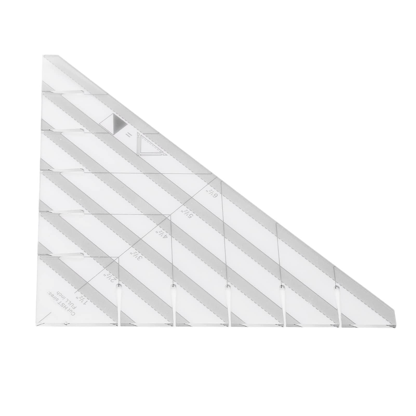 TOPINCN Transparent Acrylic Quilt Ruler, Strip Tube Ruler for Household for School for Sewing for Measurement Quilting Rulers Strip Tube