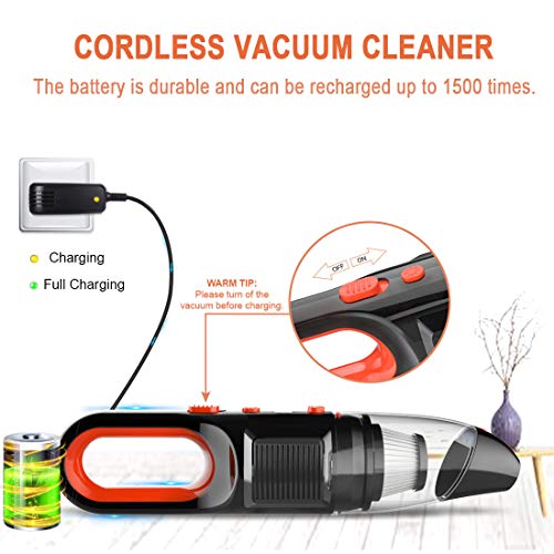 ZesGood Handheld Vacuum Cordless, 7000PA Powerful Suction with